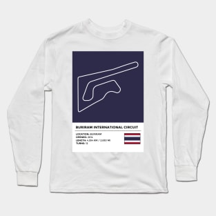 Buriram International Circuit [info] Long Sleeve T-Shirt